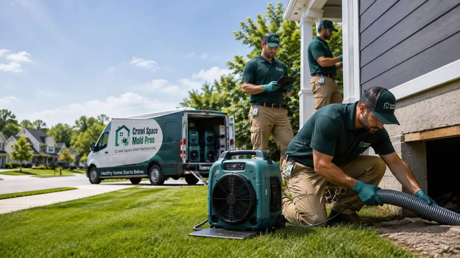 Crawl Space Mold Removal in Hilmar, CA